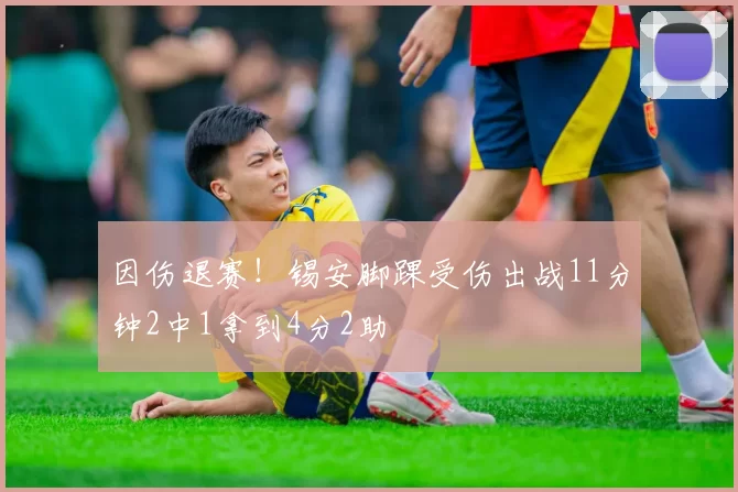 因伤退赛！锡安脚踝受伤出战11分钟2中1拿到4分2助